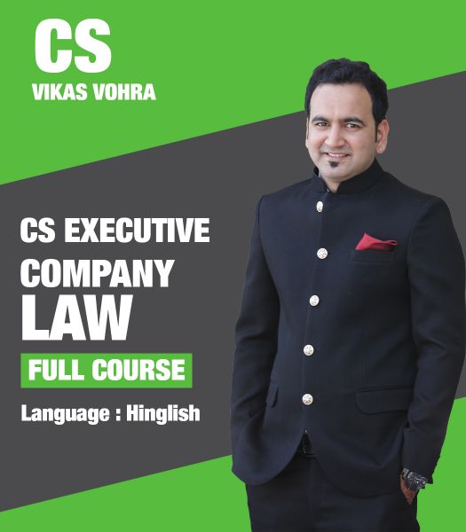 Picture of Company Law, Full Course by CS Vikas Vohra (Hindi + English)