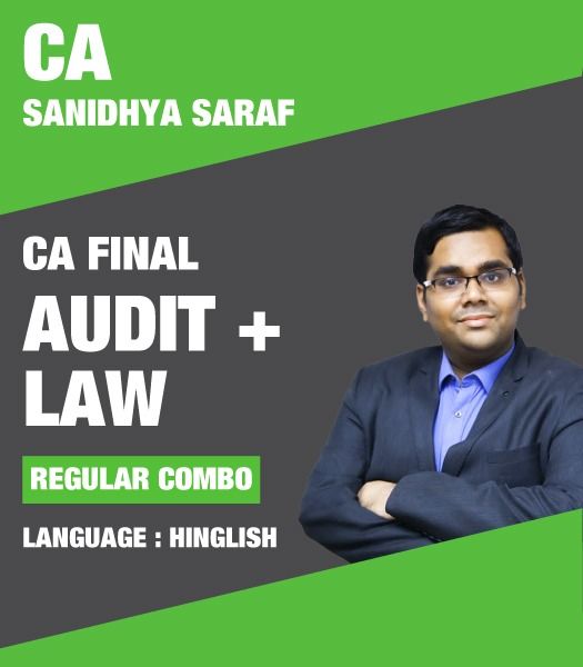 Picture of Combo Audit, Law Full Course by CA Sanidhya Saraf (Hindi + English) 