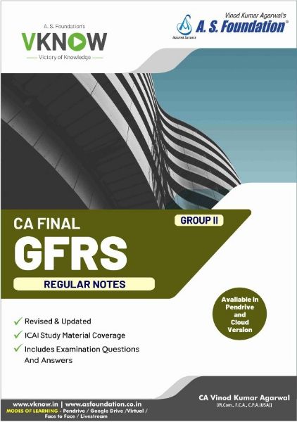 Picture of eBook CA Final GFRS  By CA Vinod Kumar Agarwal (New Syllabus)