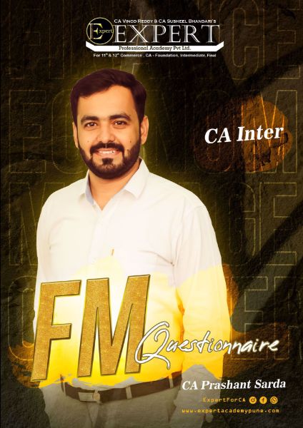 Picture of Book - CA Inter FM Questionnaire by CA Prashant Sarda 