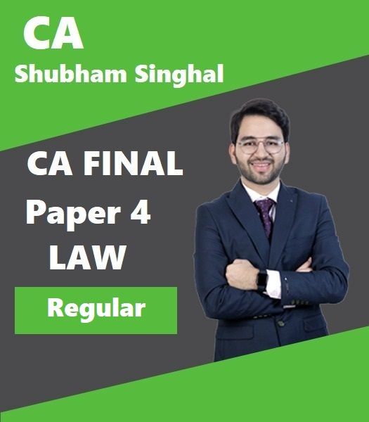 Picture of The Ultimate Batch CA Final Law Paper 4 – Nov’23 by CA Shubham Singhal