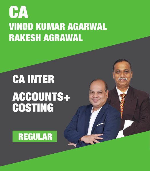 Picture of CA Inter Account + Costing, Full Course by CA Vinod Kumar Agarwal, CA Rakesh Agrawal  