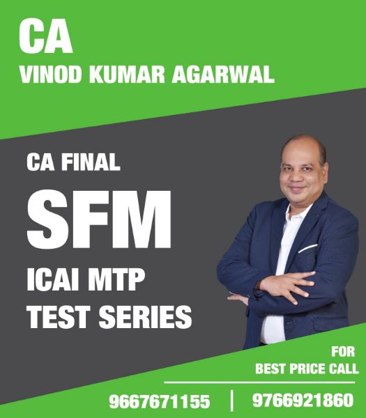Picture of Test Series for CA Final SFM - ICAI MTP