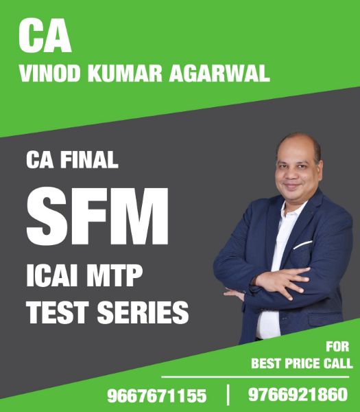 Picture of Test Series for CA Final SFM - ICAI MTP