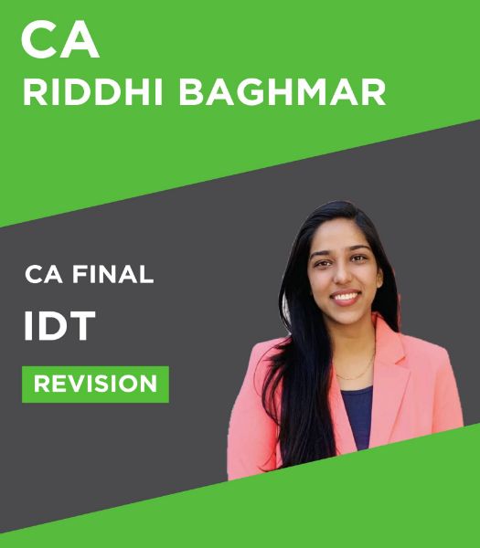Picture of CA Final IDT _  Batch "SAFAL" By CA Riddhi Baghmar