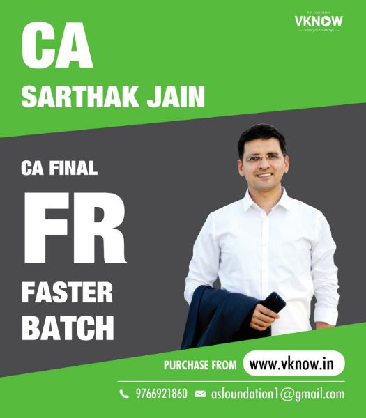 Picture of CA Final FR Faster Batch by CA Sarthak Jain