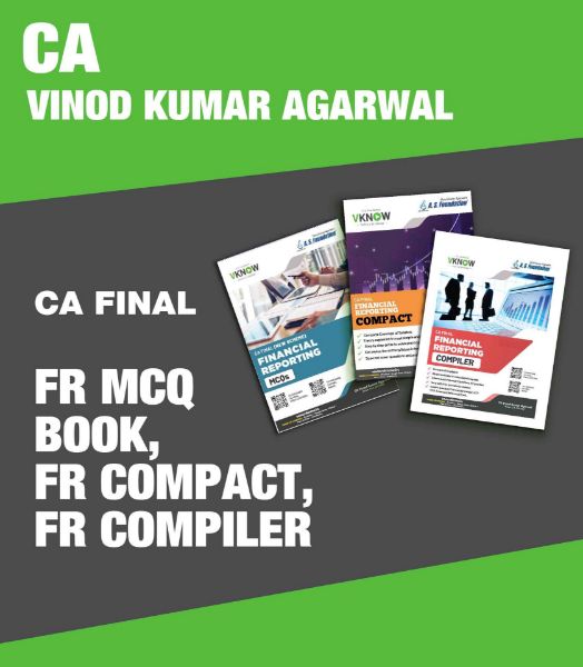 Picture of CA Final FR MCQ  Book + CA Final FR Compact + CA Final FR Compiler 