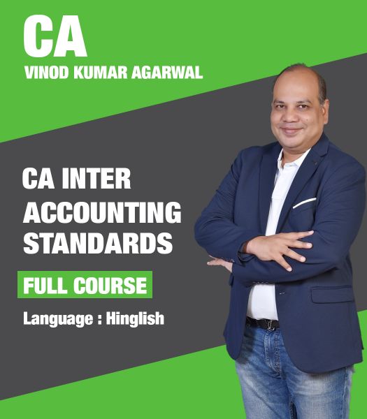 Picture of CA inter Accounting Standard Group 1 by CA Vinod Kumar Agarwal (Hindi + English)