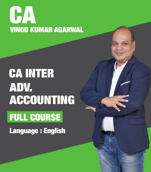 Picture of CA Inter Adv Accounting, Full Course by CA Vinod Kumar Agarwal (English)