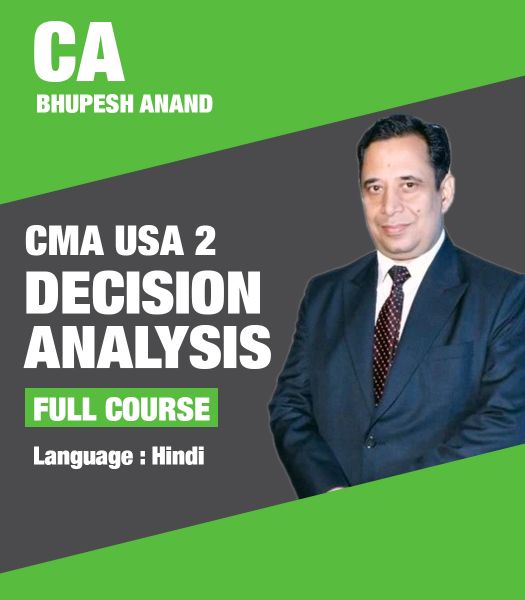 Picture of Decision Analysis, Full Course by CA Bhupesh Anand (Hindi)