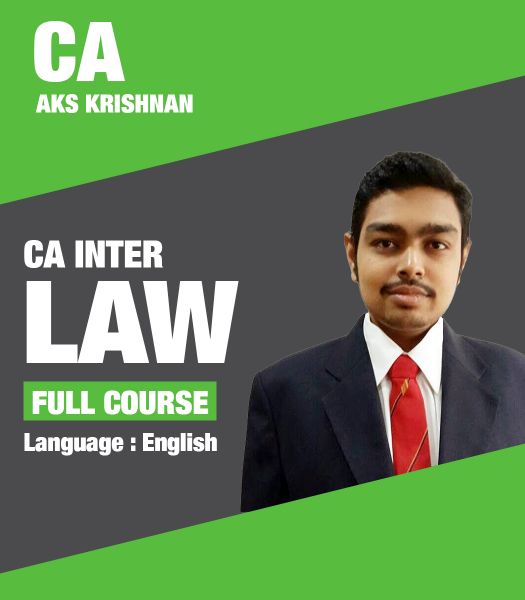 Picture of CA Inter Corporate and Other Laws by CA Aks Krishnan