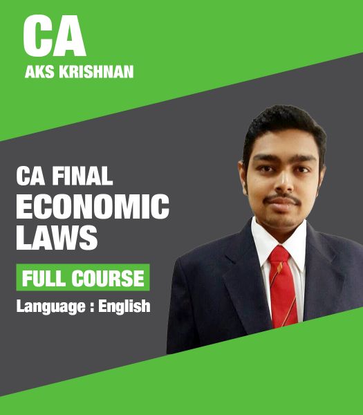 Picture of CA Final Economic Laws, Full Course by CA Aks Krishnan (English)