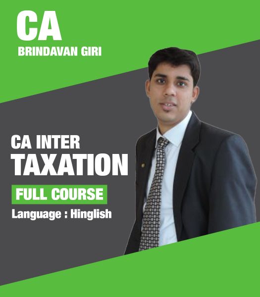 Picture of Taxation (DT & IDT), Full Course by CA Brindavan Giri (Hindi + English)