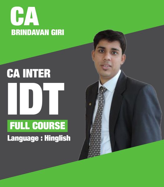Picture of IDT, Full Course by CA Brindavan Giri (Hindi + English)