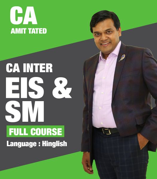 Picture of CA Inter EIS-SM, Full Course by CA Amit Tated (Hindi + English)