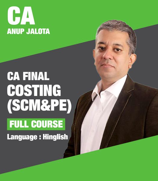 Picture of SCMPE - Costing, Full Course by CA Anup Jalota (Hindi + English)