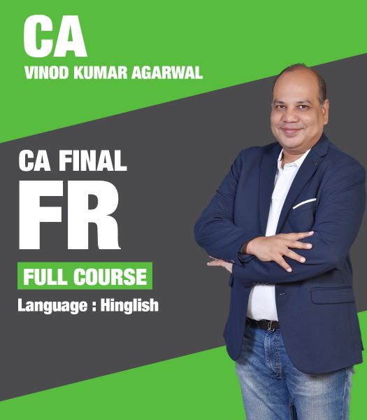 Picture of CA Final FR, Full Course by CA Vinod Kumar Agarwal Hindi + English)