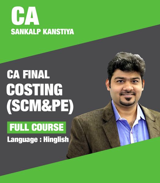 Picture of CA Final SCMPE - Costing, Full Course by CA Sankalp Kanstiya (Hindi + English)