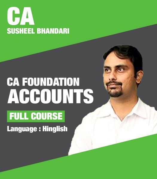 Picture of Accounting, Full Course by CA Susheel Bhandari (Hindi + English)