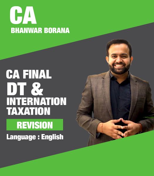 Picture of DT & Internation Taxation Revision by CA Bhanwar Borana