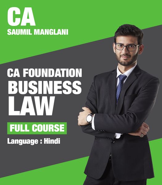 Picture of Business Laws, Full Course by CA Saumil Manglani (Hindi)