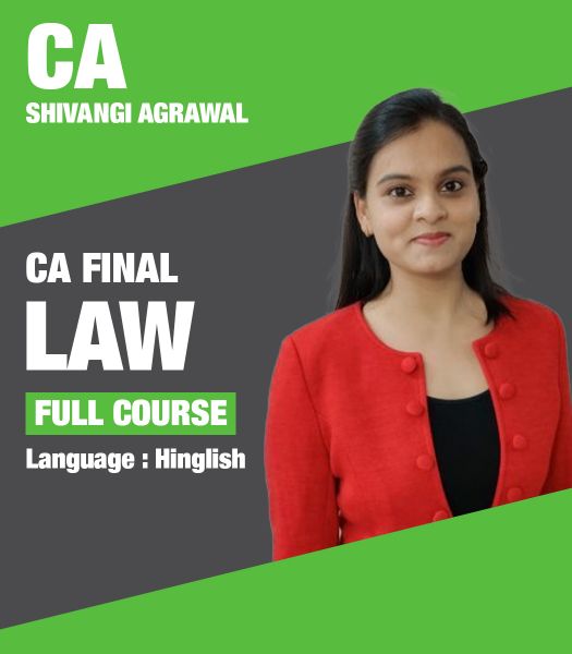 Picture of Law, Full Course by CA Shivangi Agrawal (Hindi + English)