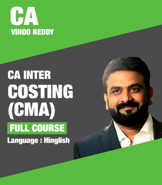 Picture of Costing, Full Course by CA Vinod Reddy (Hindi + English)