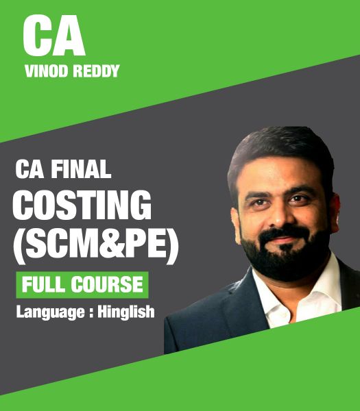 Picture of SCMPE - Costing, Full Course by CA Vinod Reddy (Hindi + English)