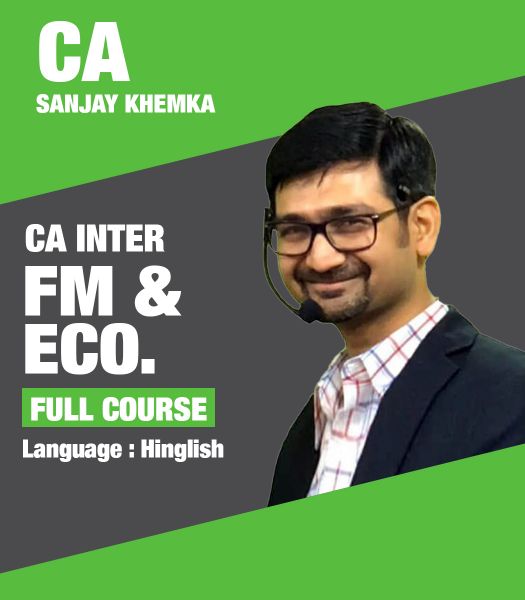 Picture of FM&Eco., Full Course by CA Sanjay Khemka (Hindi + English)