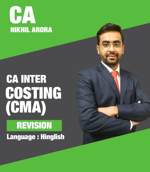 Picture of Costing, Revision by CA Nikhil Arora (Hindi + English)