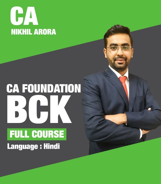 Picture of BCK, Full Course by CA Nikhil Arora (Hindi)