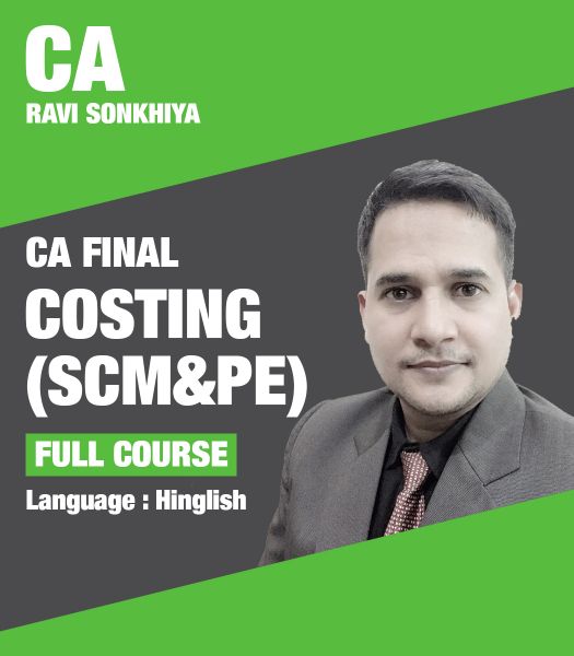 Picture of CA FINAL SCMPE - Costing, Full Course by CA Ravi Sonkhiya (Hindi + English)