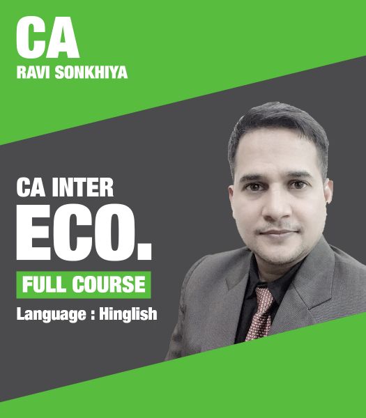 Picture of ECO., Full Course by CA Ravi Sonkhiya (Hindi + English)
