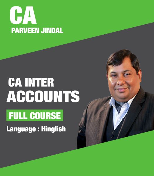 Picture of CA INTER Accounts, Full Course by CA Parveen Jindal (Hindi + English)- GR-I