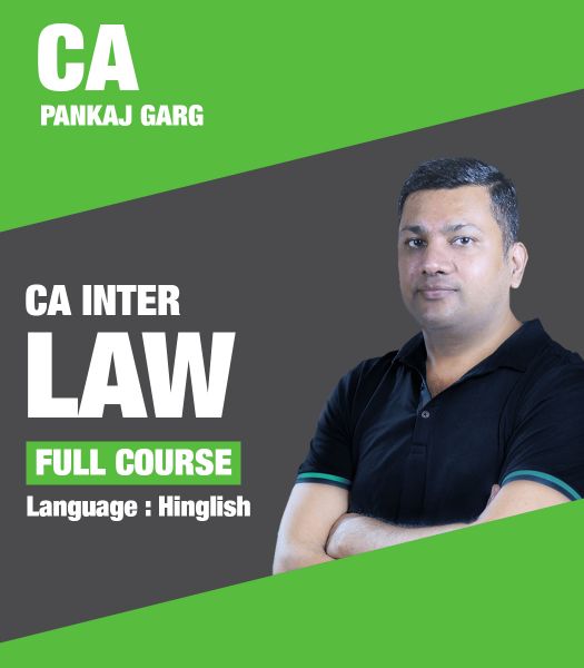 Picture of CA Inter Law, Full Course by CA Pankaj Garg (Hindi + English)