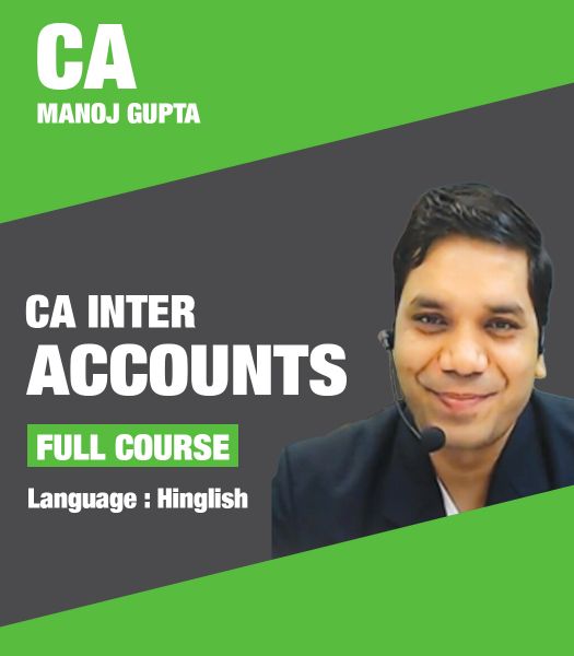 Picture of Accounts, Full Course by CA Manoj Gupta (Hindi + English)