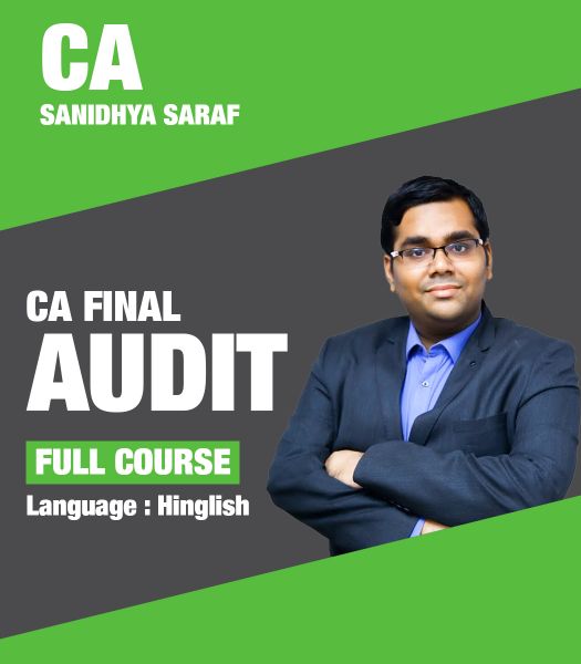 Picture of CA Final Audit, Full Course by CA Sanidhya Saraf (Hindi + English)