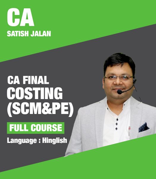 Picture of SCMPE - Costing, Full Course by CA Satish Jalan (Hindi + English)