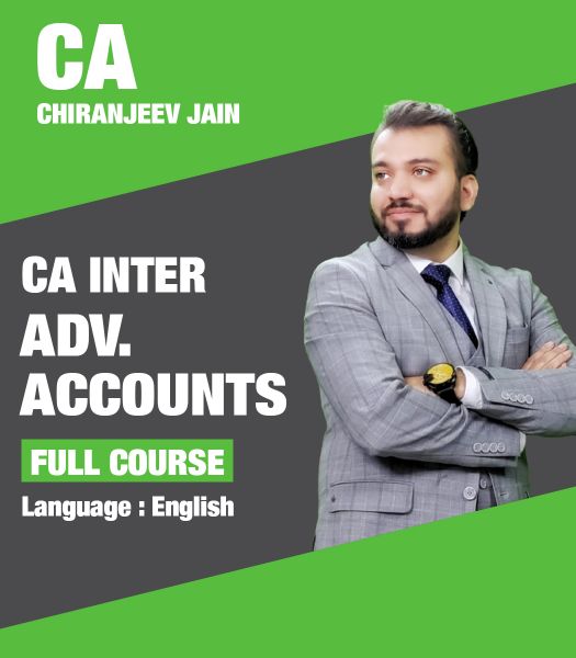 Picture of  Advance Accounting, Full Course by CA Chiranjeev Jain(English)