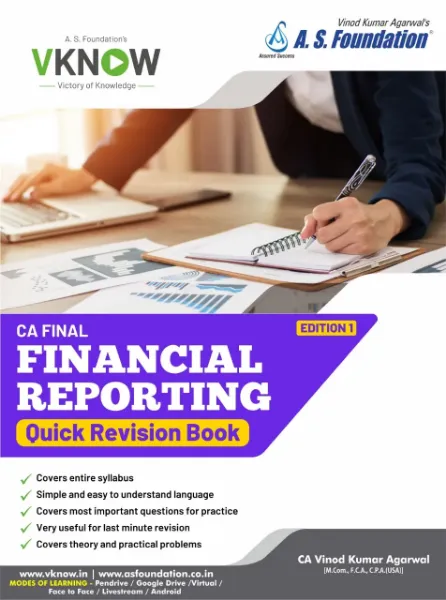 Picture of Book CA Final FR Quick Revision By CA Vinod Kumar Agarwal