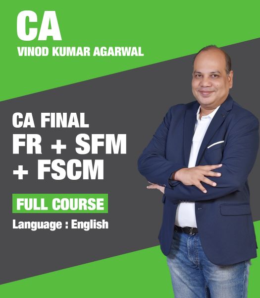 Picture of CA Final FR + SFM + FSCM, Full Course by CA Vinod Kumar Agarwal (English)