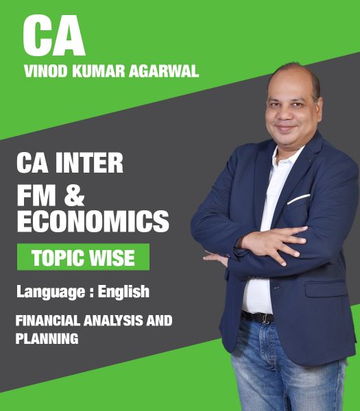 Picture of CA INTER FM & ECO FINANCIAL ANALYSIS AND  PLANNING (Ratio Analysis)