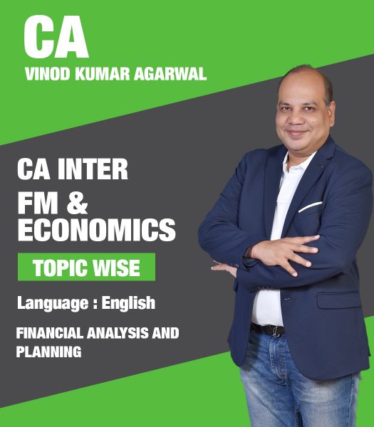 Picture of CA INTER FM & ECO FINANCIAL ANALYSIS AND  PLANNING (Ratio Analysis)