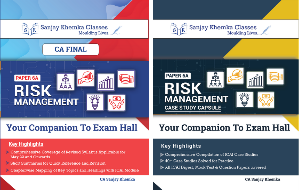 Picture of CA Final Risk Management Comprehensive Book and Case Study Capsule Book Combo
