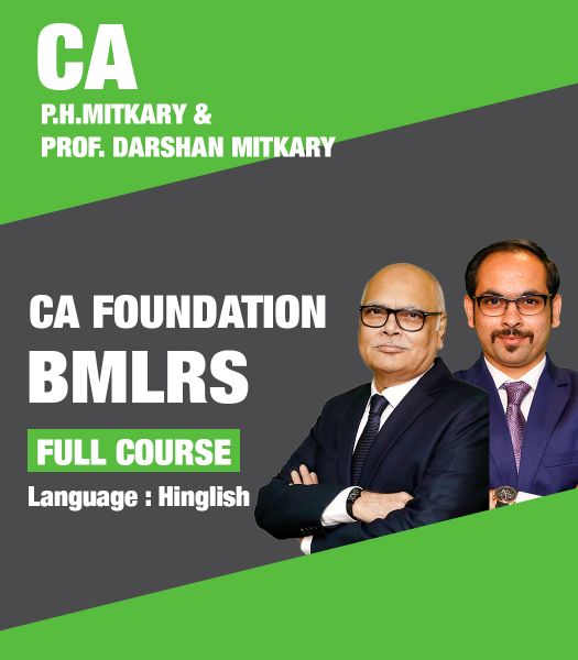 Picture of BMLRS, Full Course by CA P.H.Mitkary & Prof. Darshan Mitkary (Hindi + English)