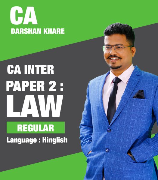 Picture of CA Inter Law Regular course by CA Darshan Khare 