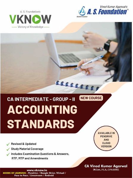 Picture of Book Inter ACCOUNTING STANDARD Gr- II by CA Vinod Kumar Agarwal