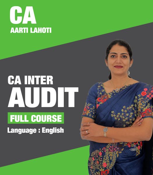 Picture of CA Inter Audit Regular Batch lectures - Version 5.0 By CA Aarti Lahoti 