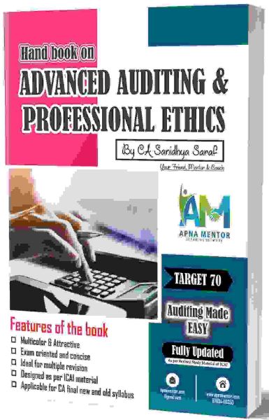 Picture of CA Final Audit book kit By CA Sanidhya Saraf 