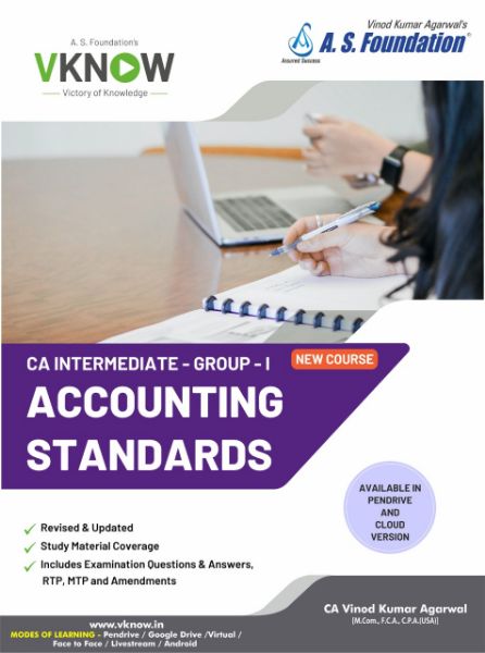 Picture of eBook Inter ACCOUNTING STANDARDS Gr-1 by CA Vinod Kumar Agarwal